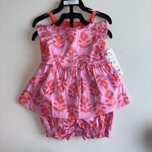 Carter's Lilac and Orange Baby Dress